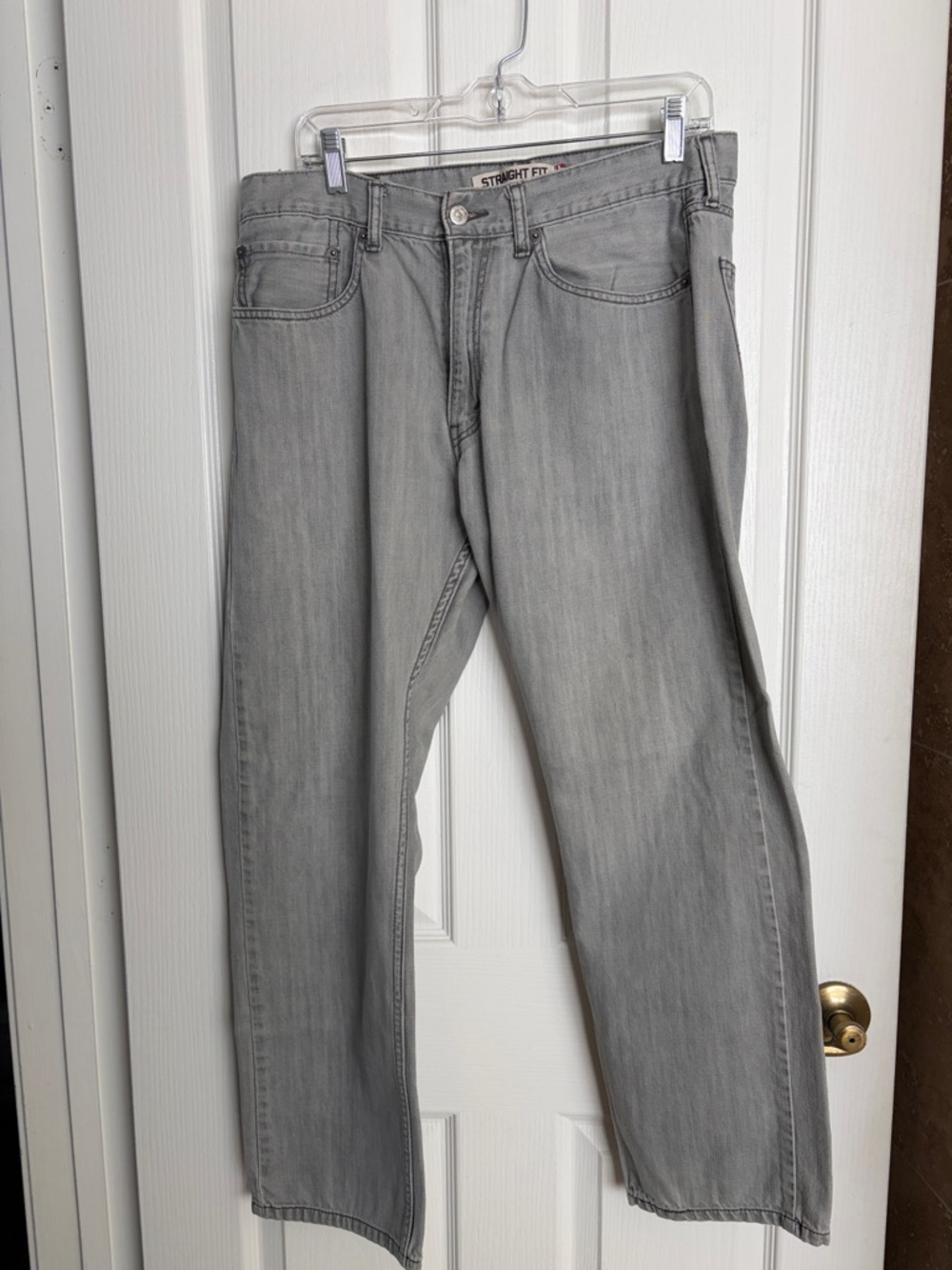 Levi's Straight Fit Light Gray Men's Jeans